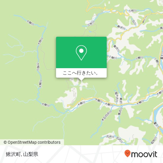 鰍沢町地図