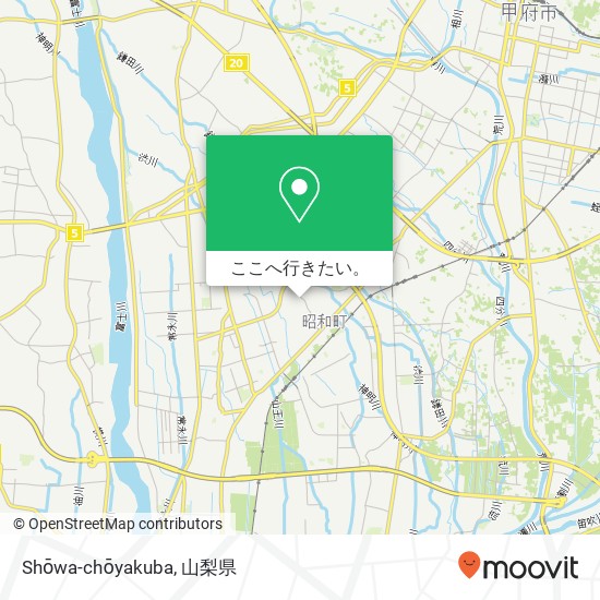 Shōwa-chōyakuba地図