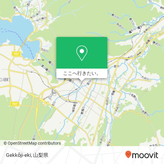 Gekkōji-eki地図