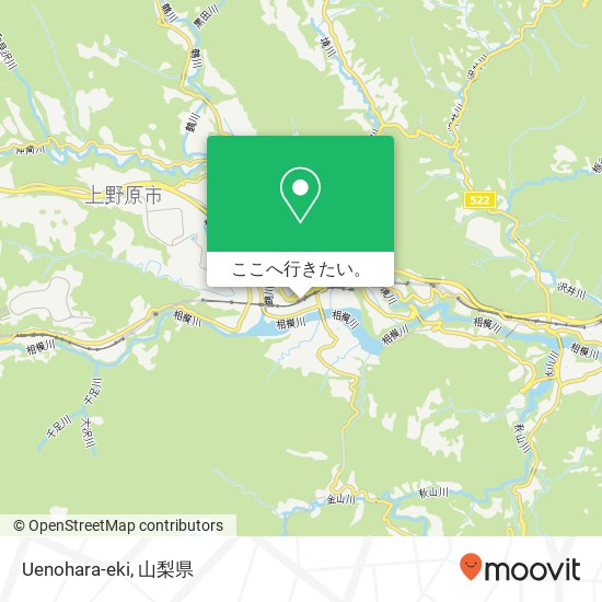 Uenohara-eki地図