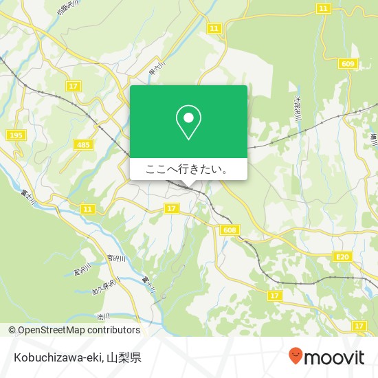 Kobuchizawa-eki地図