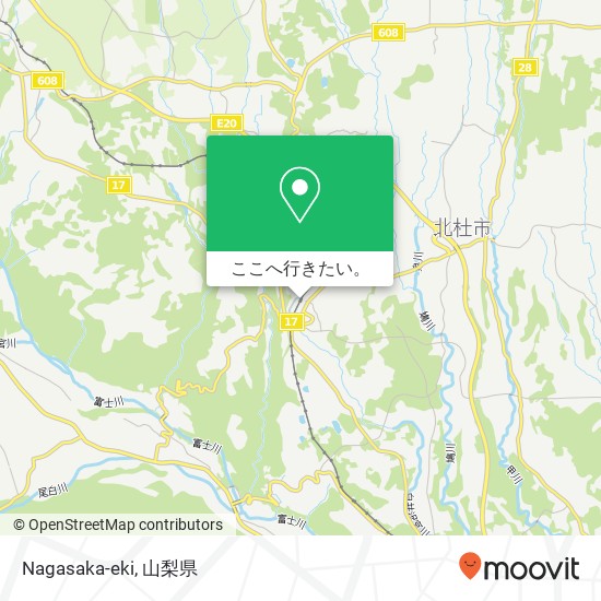 Nagasaka-eki地図