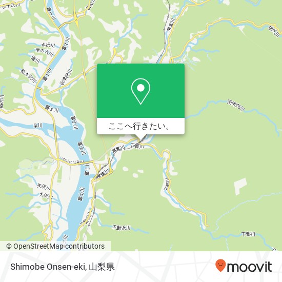 Shimobe Onsen-eki地図