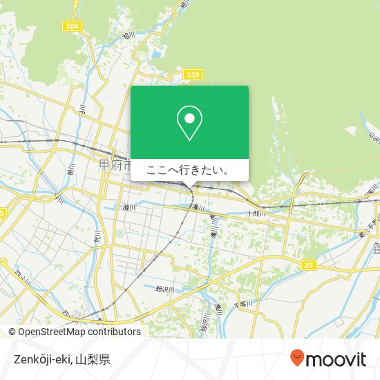 Zenkōji-eki地図