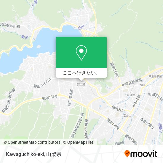 Kawaguchiko-eki地図