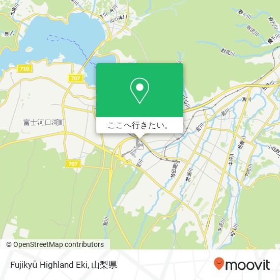 Fujikyū Highland Eki地図