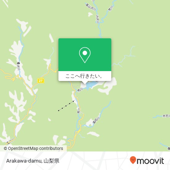 Arakawa-damu地図