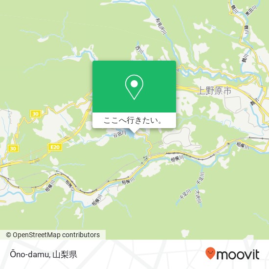 Ōno-damu地図