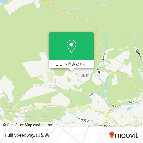 Fuiji Speedway地図