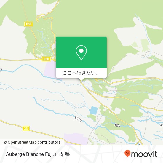 Auberge Blanche Fuji地図