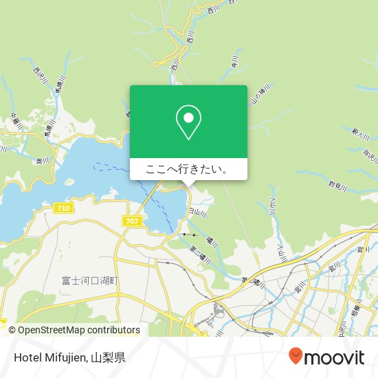 Hotel Mifujien地図