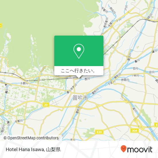 Hotel Hana Isawa地図