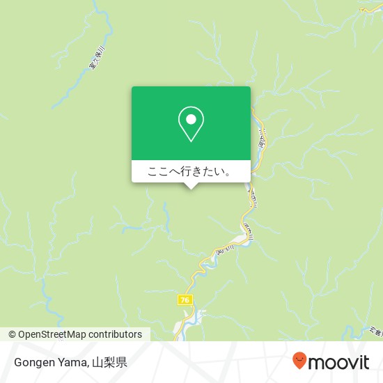 Gongen Yama地図