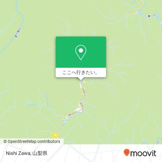 Nishi Zawa地図
