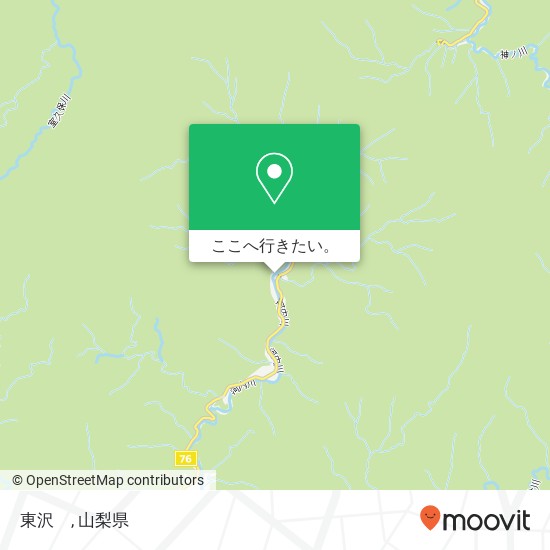 東沢地図