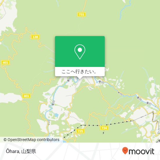 Ōhara地図