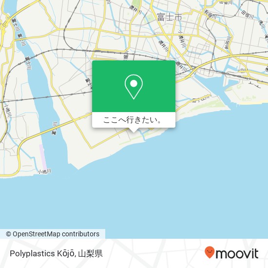 Polyplastics Kōjō地図