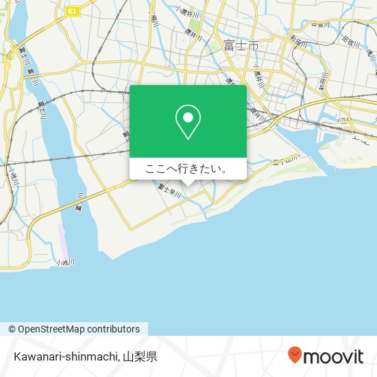 Kawanari-shinmachi地図
