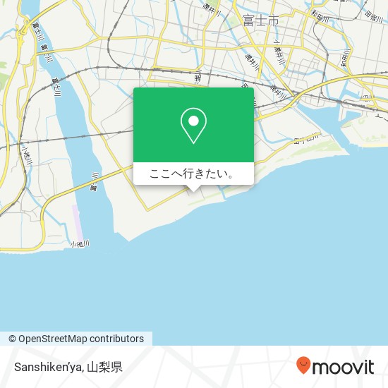 Sanshiken’ya地図