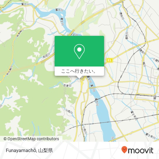 Funayamachō地図