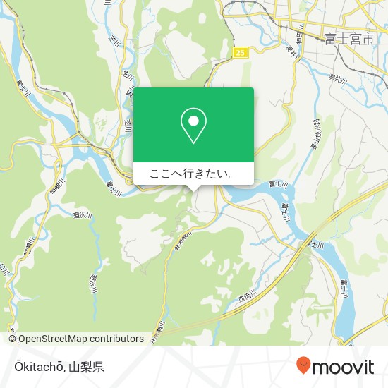 Ōkitachō地図