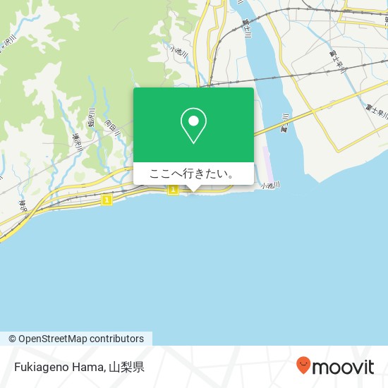 Fukiageno Hama地図