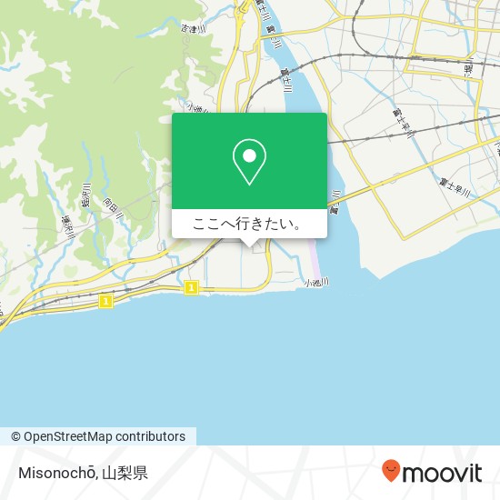 Misonochō地図