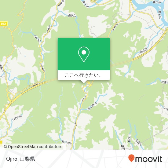 Ōjiro地図
