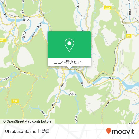 Utsubusa Bashi地図