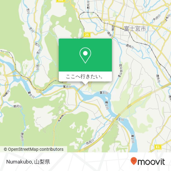 Numakubo地図
