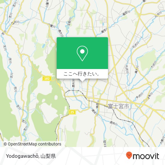 Yodogawachō地図
