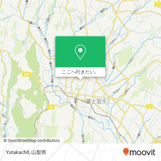 Yutakachō地図