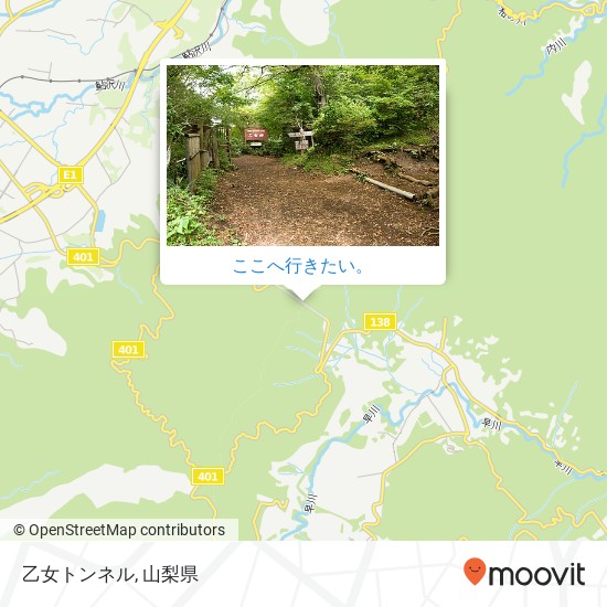 乙女トンネル地図