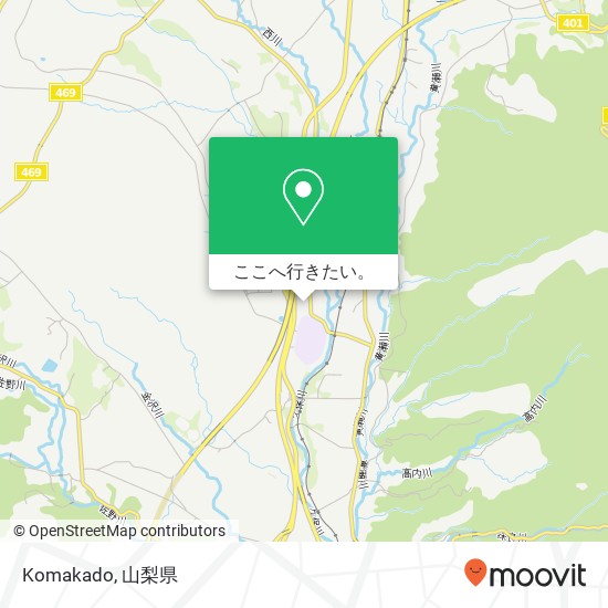 Komakado地図