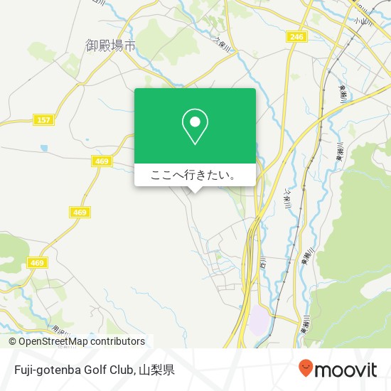 Fuji-gotenba Golf Club地図