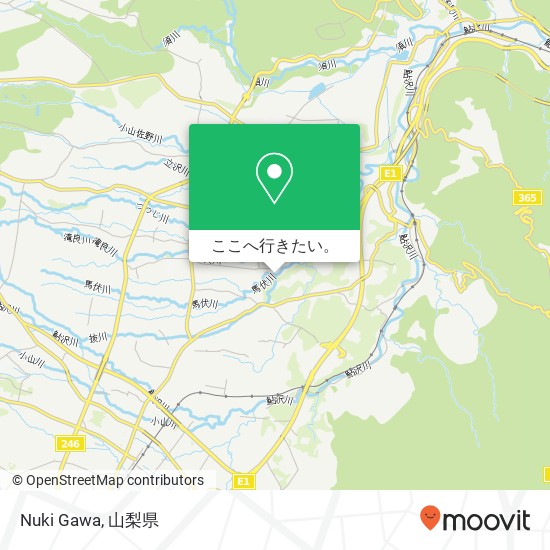 Nuki Gawa地図