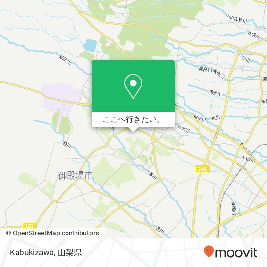Kabukizawa地図