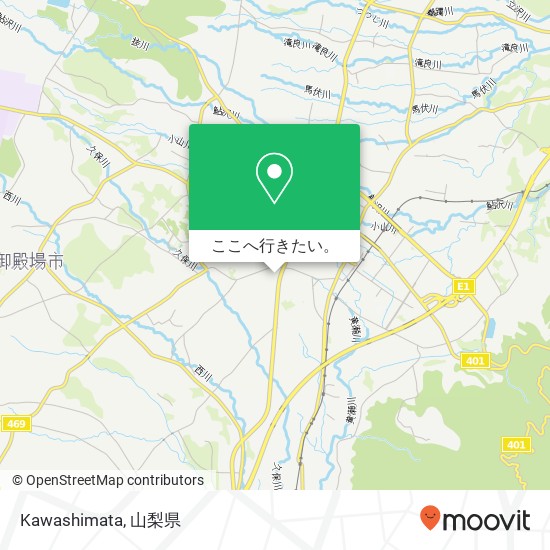 Kawashimata地図