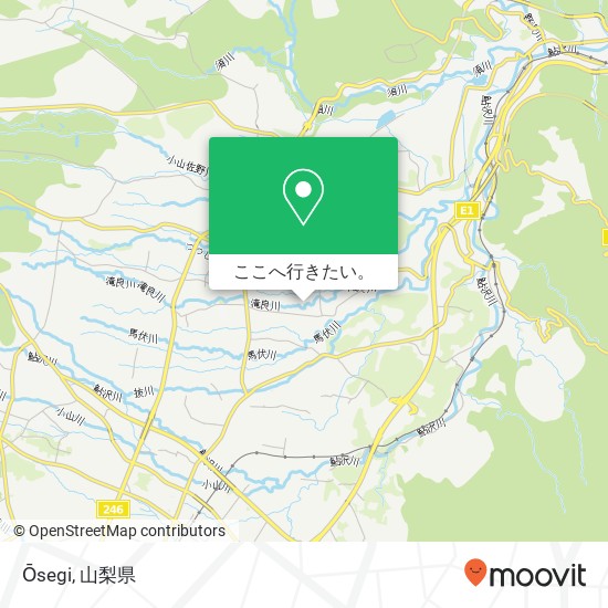 Ōsegi地図