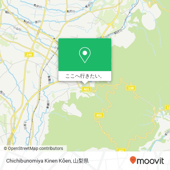 Chichibunomiya Kinen Kōen地図