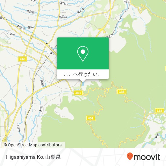 Higashiyama Ko地図