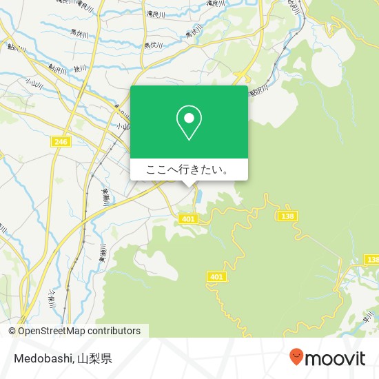 Medobashi地図
