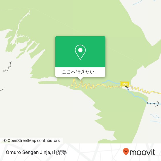 Omuro Sengen Jinja地図