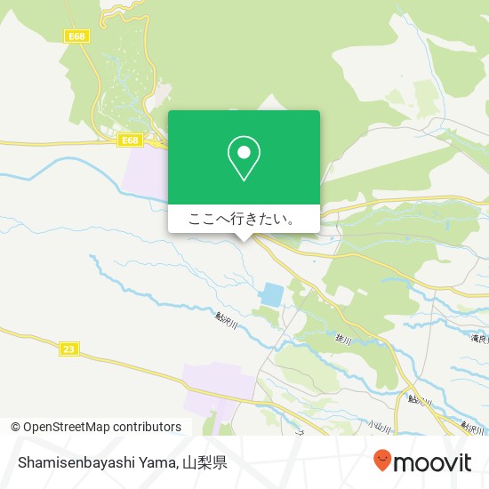 Shamisenbayashi Yama地図
