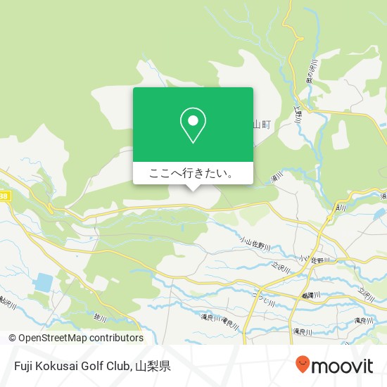 Fuji Kokusai Golf Club地図