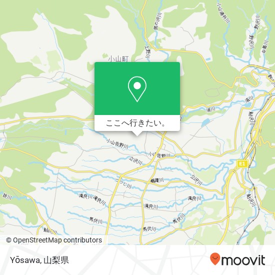 Yōsawa地図