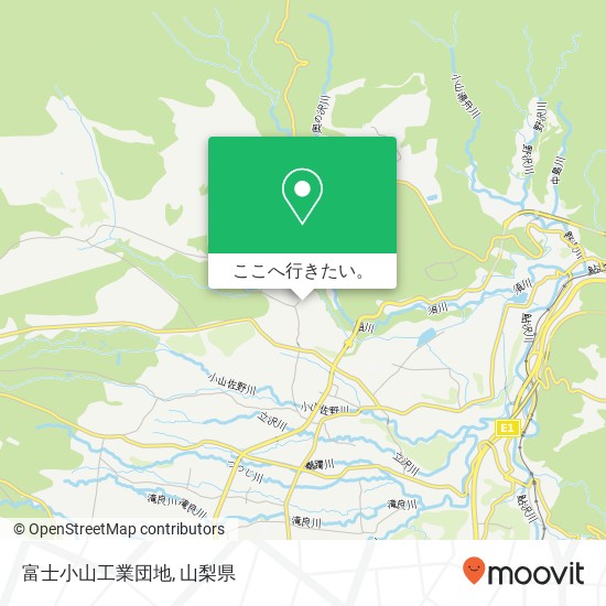 富士小山工業団地地図
