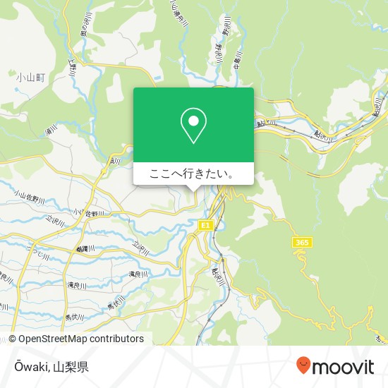 Ōwaki地図