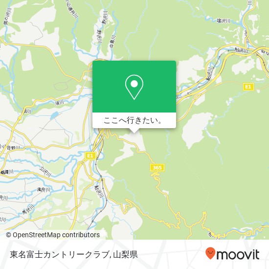 東名富士カントリークラブ地図