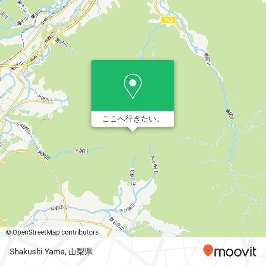 Shakushi Yama地図